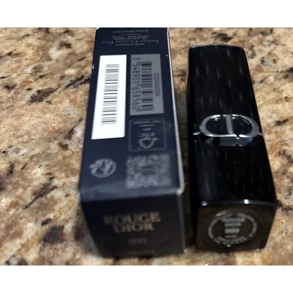 Christian Dior Rouge Dior Lipstick Velvet #999 *NEW IN BOX*